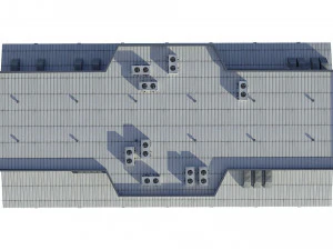 hangar Modelo 3D