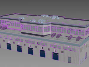 hangar Modelo 3D
