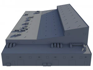 hanggar Model 3D