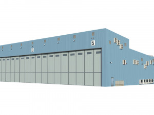 hangar 3D Model