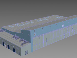 hangar 3D Model