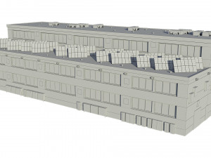 industrial building 3D Model