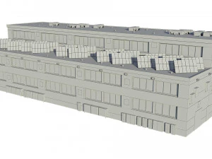 industrial building 3D Model