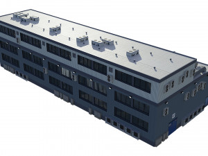 industrial building 3D Model