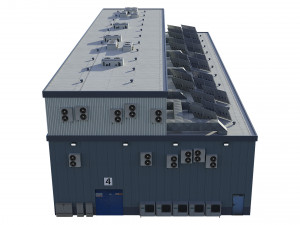 industrial building 3D Model
