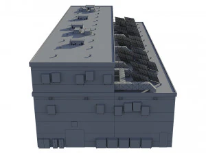 industrial building 3D Model