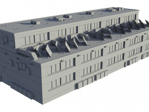 industrial building 3D Model