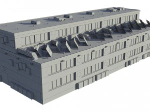 industrial building 3D Model