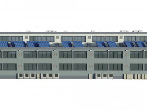 industrial building 3D Model