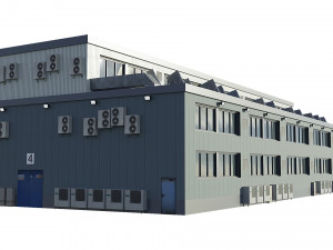 industrial building 3D Model