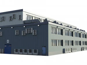 industrial building 3D Model