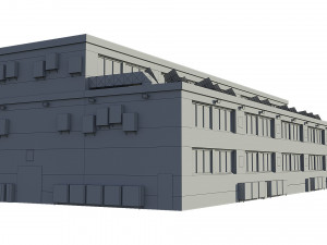industrial building 3D Model