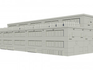 industrial building 3D Model