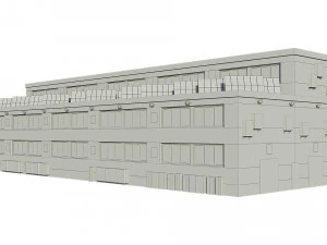 industrial building 3D Model