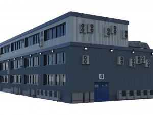industrial building 3D Model