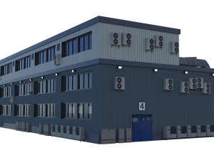 industrial building 3D Model