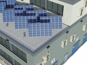 industrial building 3D Model