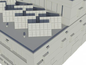 industrial building 3D Model