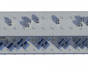 industrial building 3D Model