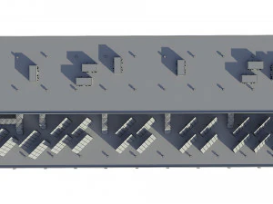 industrial building 3D Model