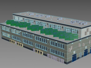 industrial building 3D Model