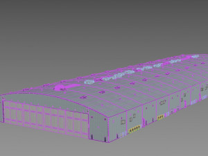 hangar 3D 모델