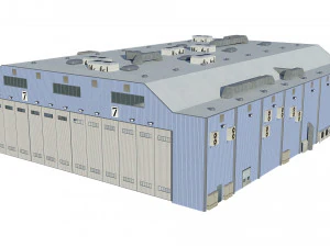 hangar 3D Model