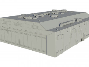 hangar Modelo 3D