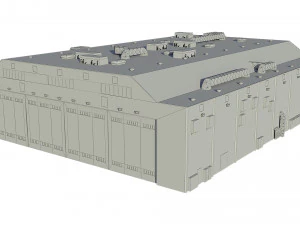 hangar 3D Model