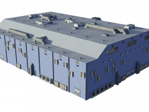 hangar Modelo 3D