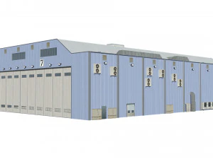hangar 3D Model