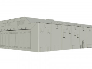 hangar Modelo 3D