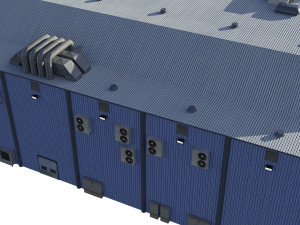 hangar Modelo 3D