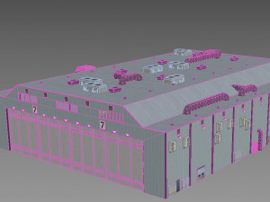 hangar Modelo 3D
