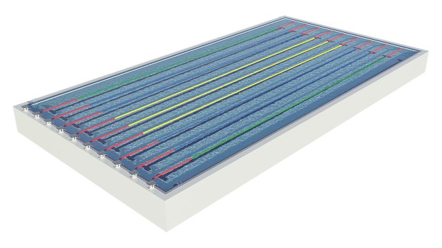 swimming pool olympic size 3D Model .c4d .max .obj .3ds .fbx .stl .blend 