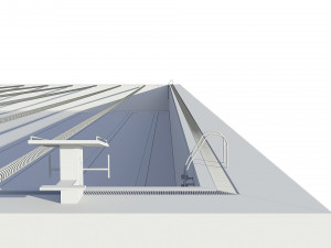 swimming pool olympic size 3D Model