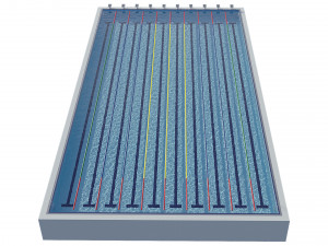 swimming pool olympic size 3D Model
