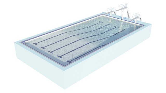 swimming pool 3D Model .c4d .max .obj .3ds .fbx .stl .blend 