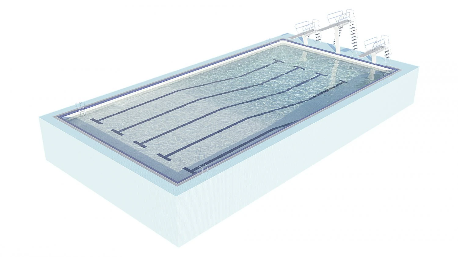 swimming pool 3D Model .c4d .max .obj .3ds .fbx .stl .blend 