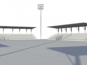soccer football field 3D Model