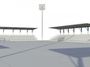 soccer football field 3D Model