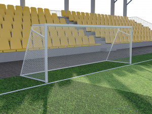 soccer football field 3D Model