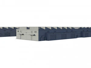 industrial buildings model pack 3D Model