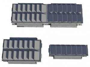 industrial buildings model pack 3D Model