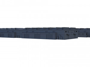 industrial buildings model pack 3D Model