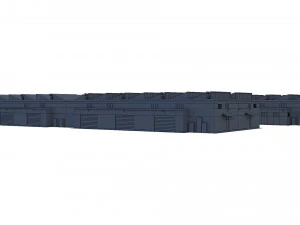 industrial buildings model pack 3D Model