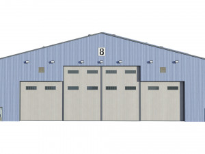 hangar 3D Model