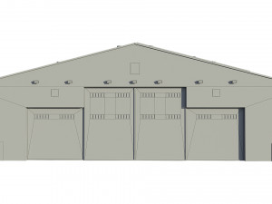hangar 3D Model