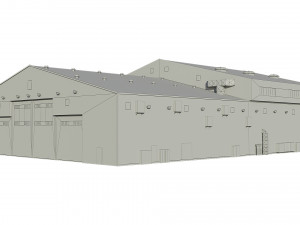 hangar 3D Model