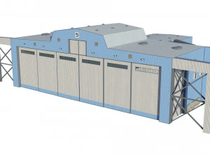 Hangar 3D Modell